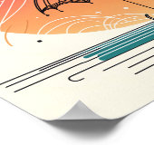 星降る傘のボーホームーン ポスター (角)