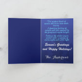 星降る夜とキャビンの灯り シーズンカード (内部)