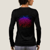 星降る夜の下降 トライブレンドＴシャツ (背面)