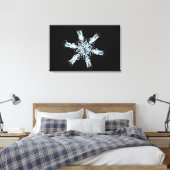 星雪結晶 キャンバスプリント (インサイチュ (寝室))