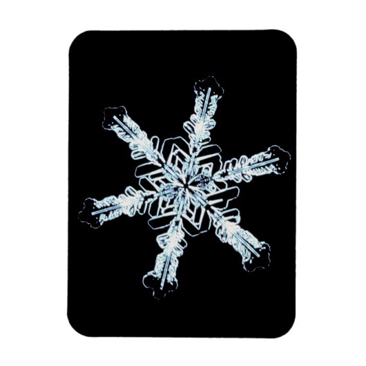 星雪結晶 マグネット (縦)