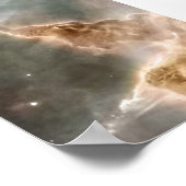 星雲からのハッブル ポスター (角)