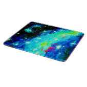 星雲と宇宙宇宙デザイン。買今 カッティングボード (角)