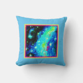 星雲と宇宙宇宙デザイン。買今 クッション (正面)