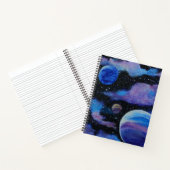 星雲と惑星宇宙 ノートブック (内部)