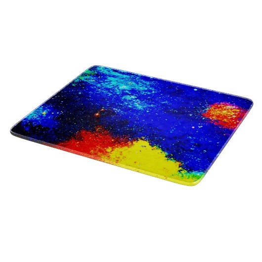 星雲と銀河系の美しい。買今 カッティングボード (角)