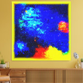 星雲と銀河系の美しい。買今 キャンバスプリント (インサイチュ (リビング))