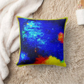 星雲と銀河系の美しい。買今 クッション (ブランケット)