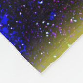 星雲と銀河系の美しい。買今 フリースブランケット (角)