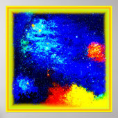 星雲と銀河系の美しい。買今 ポスター (正面)