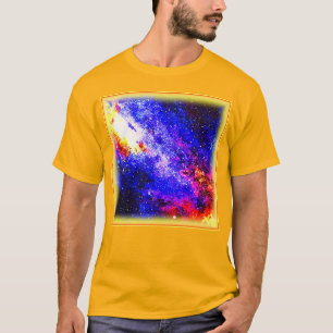 星雲と銀河系の美しい。買今 Tシャツ