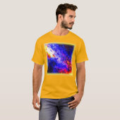 星雲と銀河系の美しい。買今 Tシャツ (正面フル)