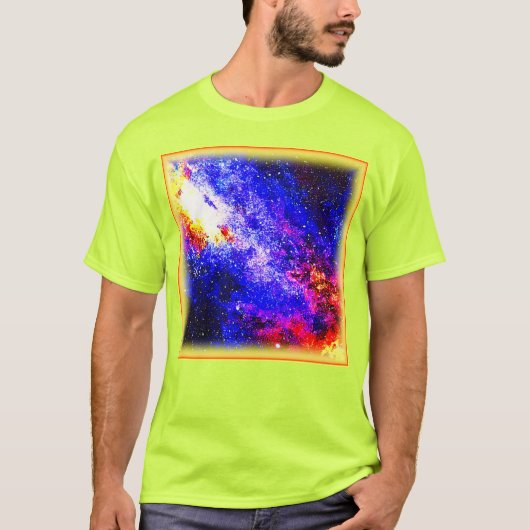 星雲と銀河系の美しい。買今 Tシャツ (正面)