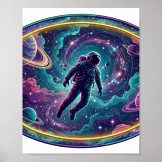 星雲に消えて ― 宇宙飛行士の宇宙芸術 ポスター