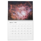 星雲のカレンダー カレンダー (2月 2026)