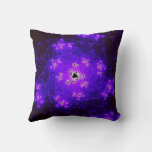 星雲のフラクタルの枕 クッション (裏面)
