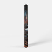 星雲の下の宇宙水百合 SAMSUNG GALAXYケース (右側面)