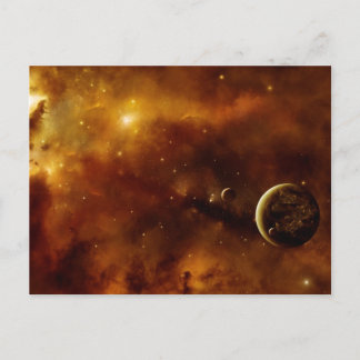 星雲の中の惑星 ポストカード