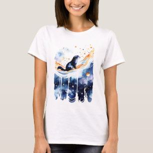 星雲の川のオッター Tシャツ