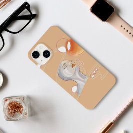 星雲の攻撃と銀河真珠ネックレス Case-Mate iPhone 14ケース