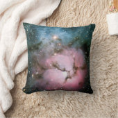 星雲の星の銀河系のヒップスターのオタクのカッコいいの自然の宇宙 クッション (ブランケット)