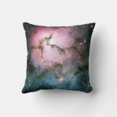 星雲の星の銀河系のヒップスターのオタクのカッコいいの自然の宇宙 クッション (裏面)