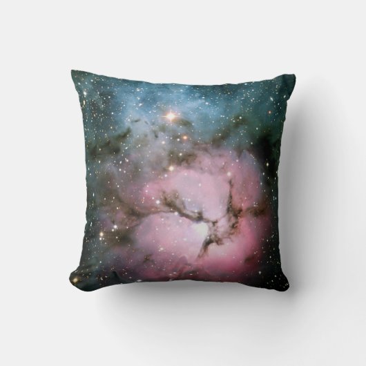 星雲の星の銀河系のヒップスターのオタクのカッコいいの自然の宇宙 クッション (正面)