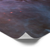 星雲の星オリオン銀河系ヒップスターギーク宇宙サイエン ポスター (角)