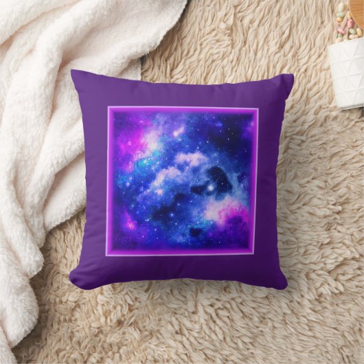 「星雲の星」 – デジタル素晴らしアート買今 クッション (ブランケット)