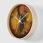 星雲の時計 壁時計 (傾斜)