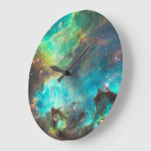 星雲の柱時計 ラージ壁時計 (傾斜)