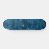 星雲の波と星のパターン✨ スケートボード (横)