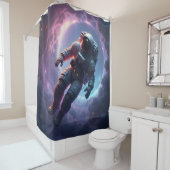 星雲の漂流者: 孤独な探検者 シャワーカーテン (インサイチュ)