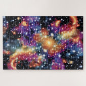 星雲の爆発銀河宇宙スターイベント ジグソーパズル (横)
