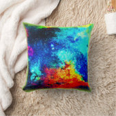 星雲の色の虹。買今 クッション (ブランケット)
