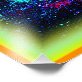 星雲の色の虹。買今 フォトプリント            (角)