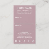 星雲の花 / マンダラ 紹介カード (裏面)