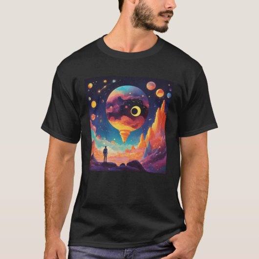 星雲の重力 Tシャツ (正面)
