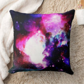 星雲の銀河系のピンクの紫色の青 クッション (ブランケット)