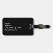 星雲の銀河系の星 ラゲッジタグ (裏面横)