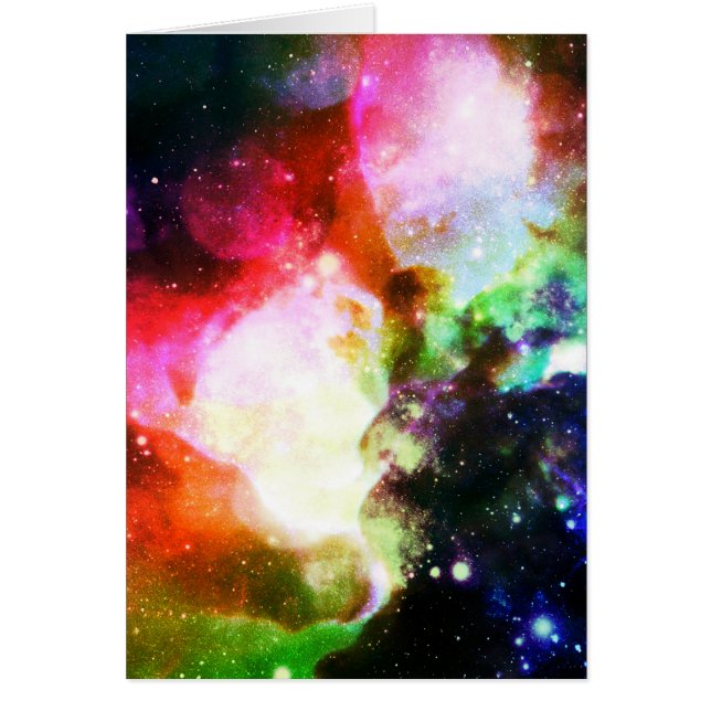 星雲の銀河系の虹 (正面)