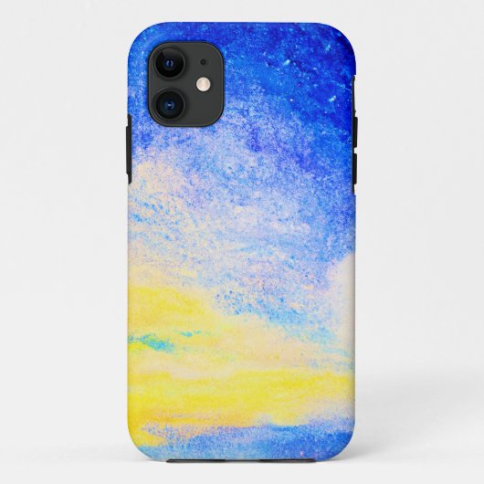 星雲は青、黄色、天の白を星とする。買今 Case-Mate iPhoneケース (裏面)