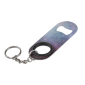 星雲オリオン天文学ピンク紫の空の星 キーホルダー栓抜き (正面アングル)