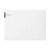 星雲オリオン天文学ピンク紫の空の星 ラップアラウンドラベル (正面)