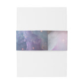 星雲オリオン天文学ピンク紫の空の星 招待状ベリーバンド (裏面例)