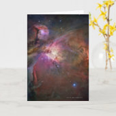 星雲オリオン カード (黄色い花)