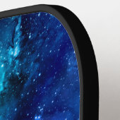 星雲カッコいい銀河系モノグラム名ピックボールパドル ピックルボールラケット (左詳細)