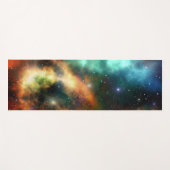 星雲カラフル宇宙 ヨガマット (正面(横))
