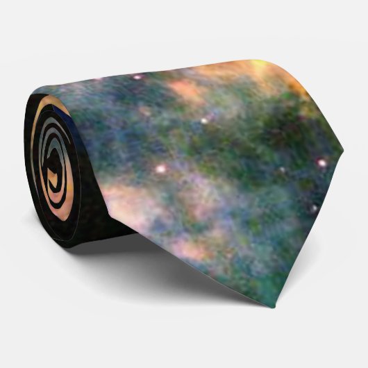 星雲カラフル星タイ ネクタイ (ロール)
