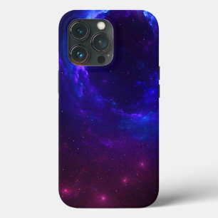 星雲ガスクラウドリングや輪青と紫のケースマテiP iPhone 13 Proケース
